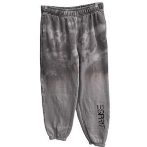 ESPRIT Size S Small Blue Gray Tie Dye Jogger Sweatpants